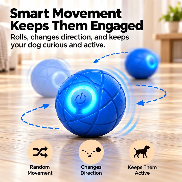 PawMonty™ MontyBall – Self-Moving Interactive Dog Ball 3