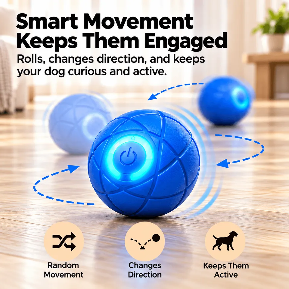PawMonty™ MontyBall – Self-Moving Interactive Dog Ball 3