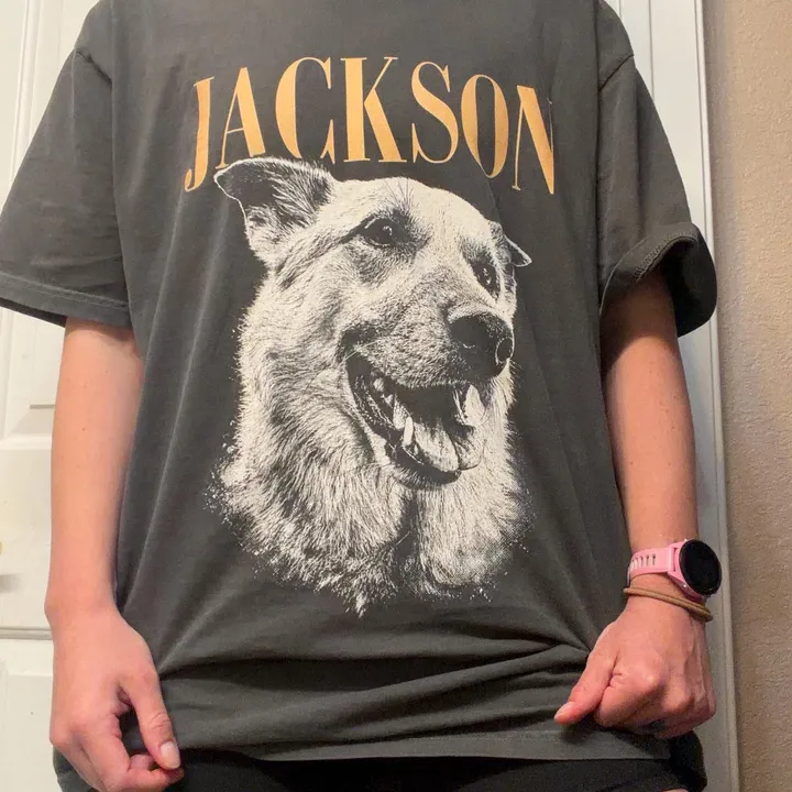 Custom Pet Photo And Name Shirt 7
