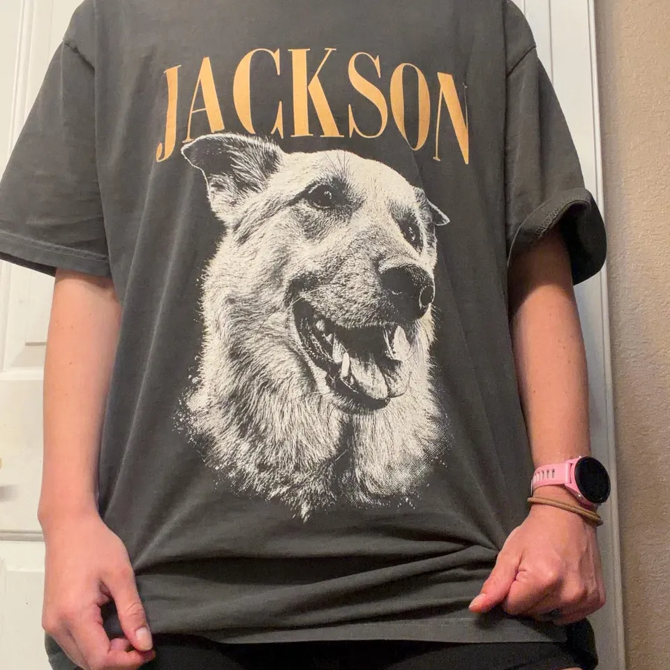 Custom Pet Photo And Name Shirt 7