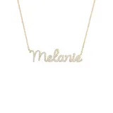 Pavé Script Custom Name Necklace 1