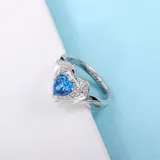 Engraved Angel Wings Ring 3