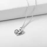 Photo Engraved Heart Memorial Necklace 7
