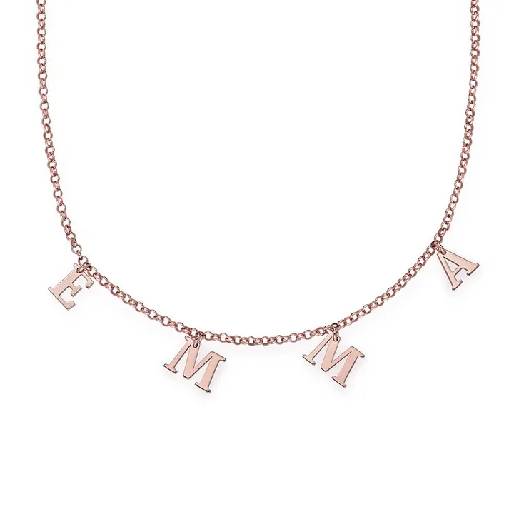 Initial Name Necklace 5