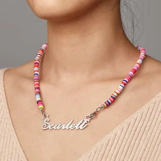 Girls Rainbow Name Necklace 2