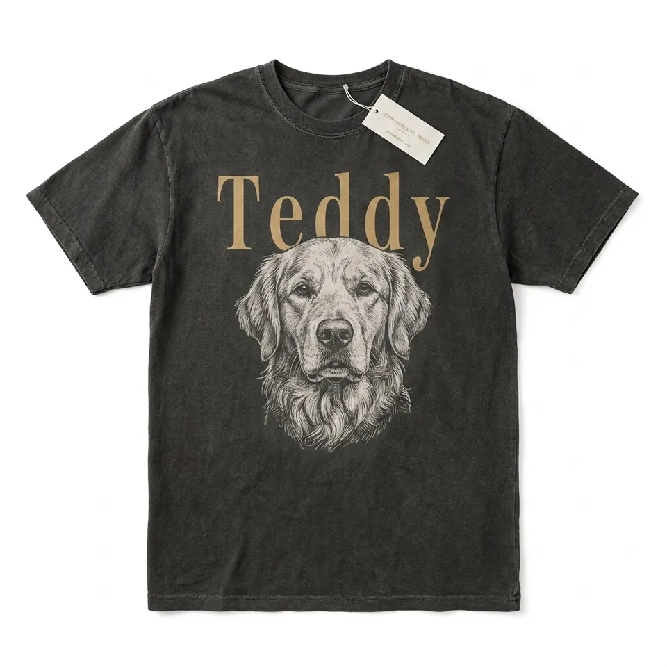 Custom Pet Photo And Name Shirt 2