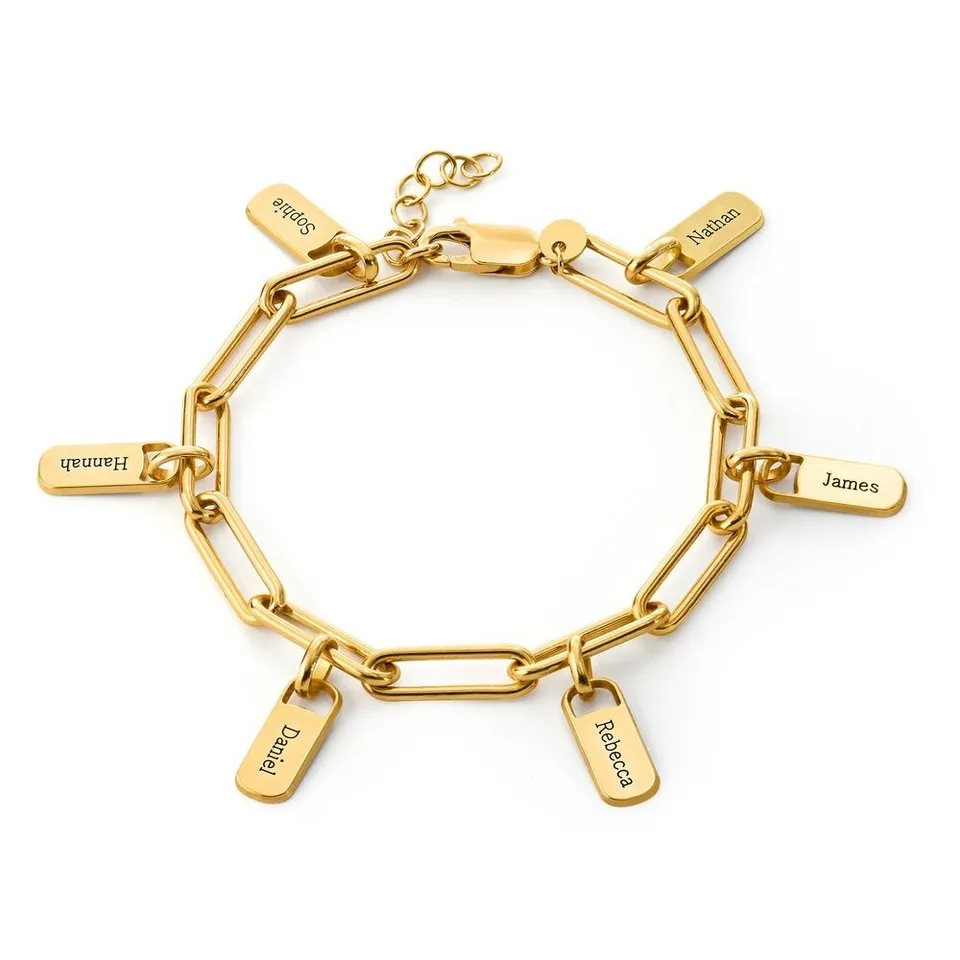 Liora Custom Name Link Bracelet 1