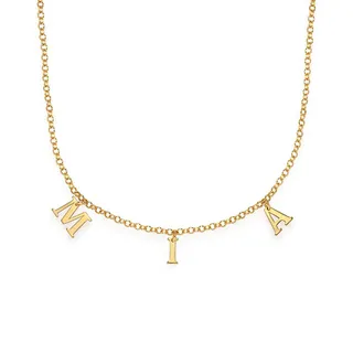Initial Name Necklace 3