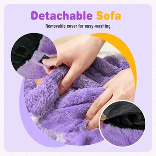 Plushfy™ Eggplant Bean Bag Chair 15