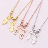 Engraved Children Pendant Necklace 2