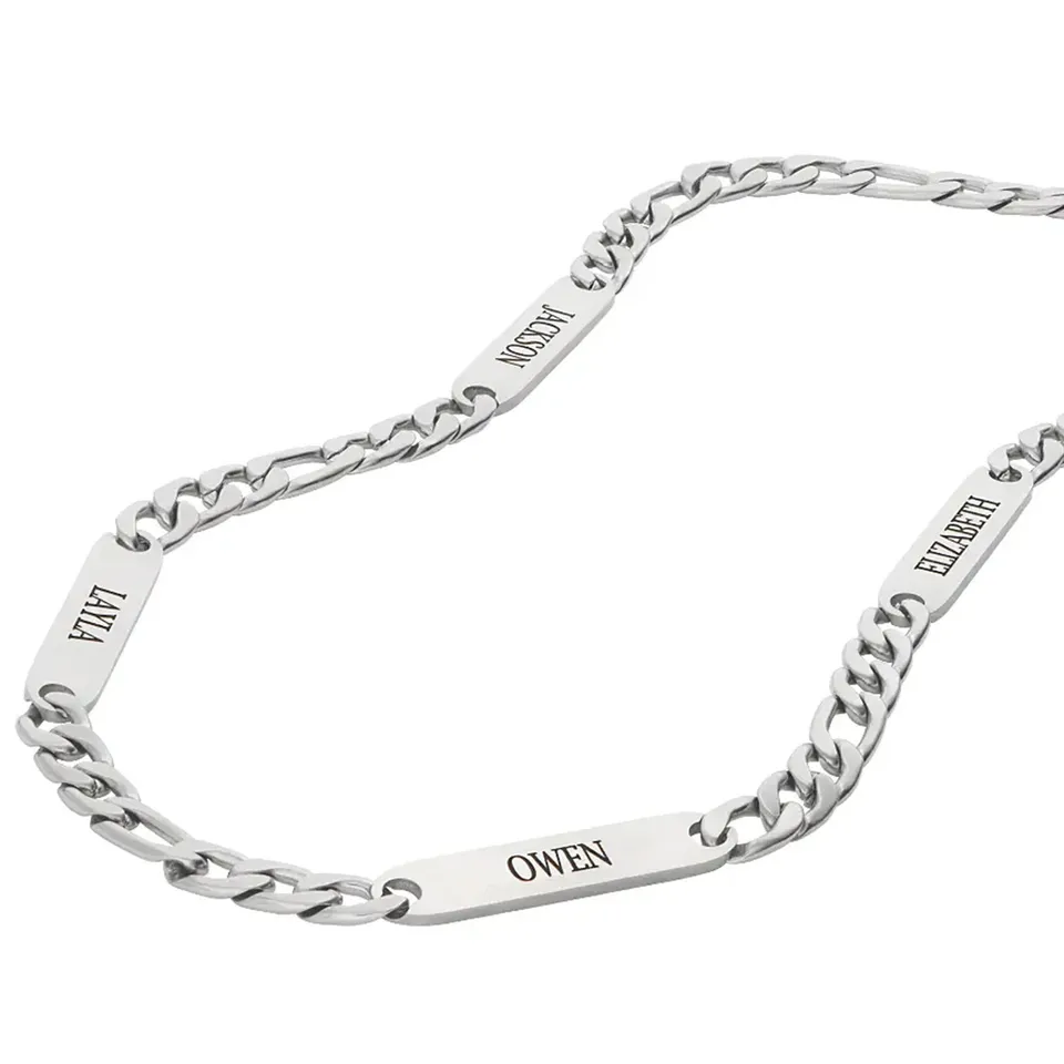 Heritage Link Family Name Necklace. 2