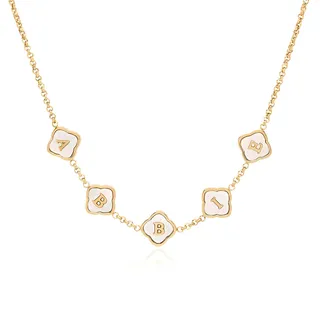 Clover Custom Name Necklace 1