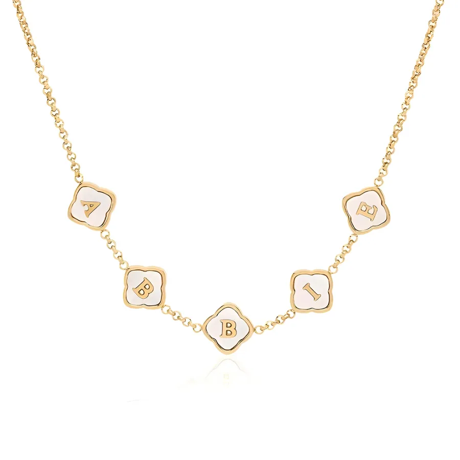 Clover Custom Name Necklace 1