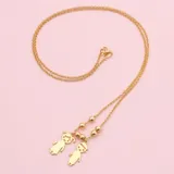 Engraved Children Pendant Necklace 6