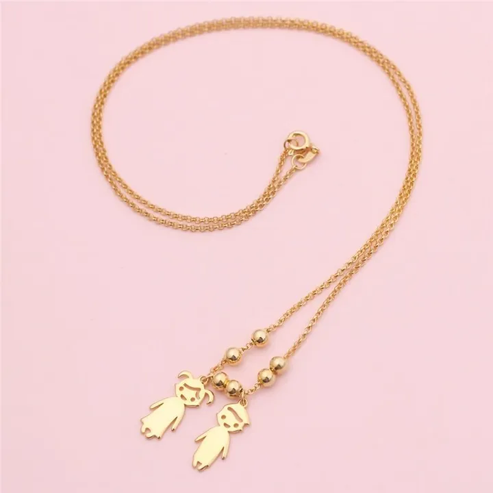 Engraved Children Pendant Necklace 6