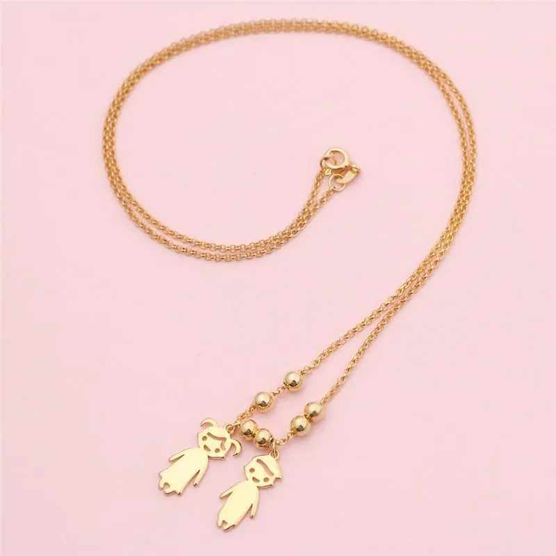 Engraved Children Pendant Necklace 6