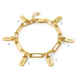 Liora Custom Name Link Bracelet 7
