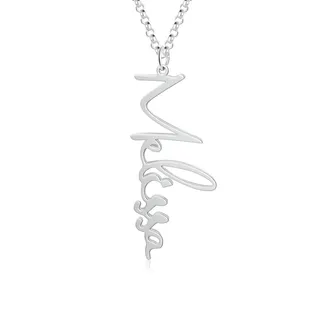 Vertical Name Necklace 1