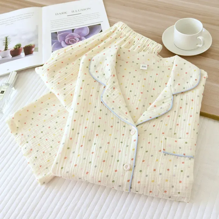 Sugar Dots - 100% Muslin Cotton Pyjamas
